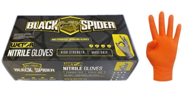 BLACK SPIDER - LUVAS DE NITRILIO DIAMOND