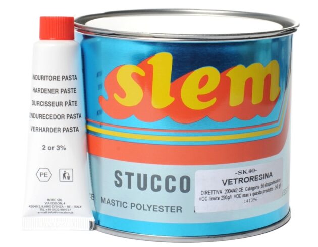 SLEM SK40 - VETRORESINA GLASS RESIN 750ML