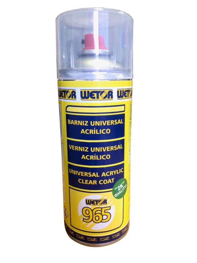 WETOR 965 - UNIVERSAL ACRYLIC CLEAR COAT SPR 400ML