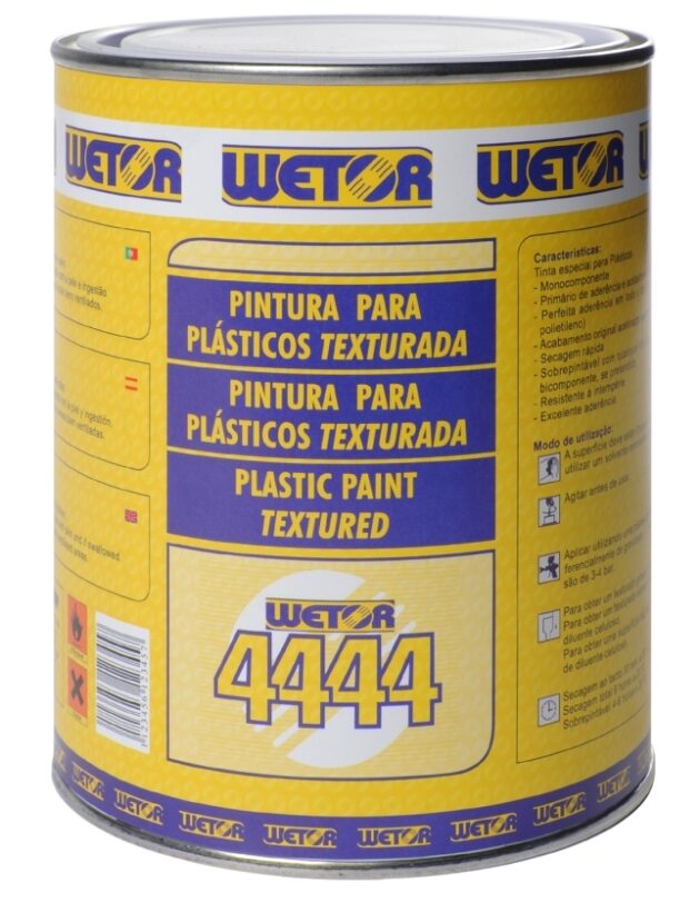 WETOR 4444 -PINTURA P/ PLÁST. TEXTURADA CINZA 1L